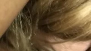 My pretty sissy girlfriend sucks and swallows it all