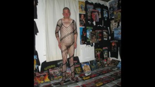 My body with complete sets for woman and one testicle