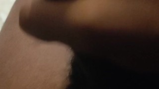 Moaning While Stroking My Big Black Cock – Solo BBC JOI