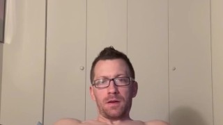 Jerking my 8" cock