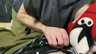 good boy licks feet and sucks uncut, big cock of young top
