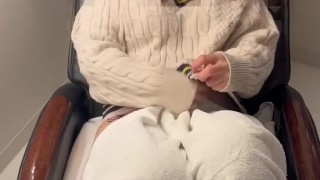 【NTR妻】　第1話　みられながらオナニーに興奮して潮吹き