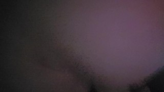 Big dildo in my ass while wifey is away