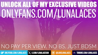 Latex Doll Luna Laces Playing in Her New Gasmask | OF Trailer