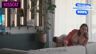 Step mom Seduces Step son While Husband’s Away—Will Her Naughty Phone Call End in a Taboo Fuck?!