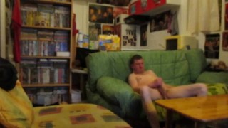 Jerking for you (5) with one testicle