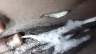 Black Super Wet Creampie