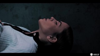 Sex Escape Room - Redhead gets Used like a Doll in Time Stop Freeze Fetish Porn