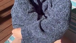 Sunshine, dildo and oil