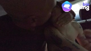 Barcelona Tour to Italian Pornstar ends up fucking Silvia Soprano in the car