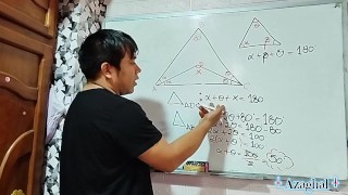 38 Geometry Sexual Mathematics Calculate the value of X Angles Triangles
