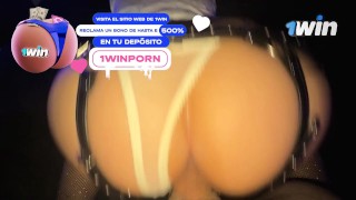 My slut wife makes me cum fast with her fat ass and humiliates me with insults