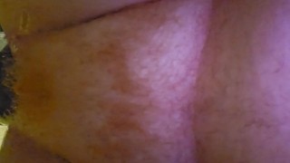 Stretching my pussy out on xxl Goliath