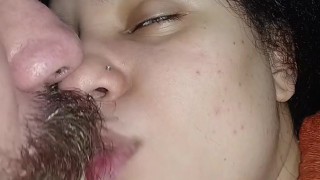 the hottest explicit kiss on porn hub she gives handjob he while kissing him very horny🫦👅💦🤤😋