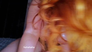 Redhead step sister gets facial cumshot from her perverted stepbrother - Family relationship