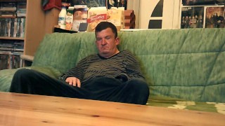 Jerking for you (88) with one testicle