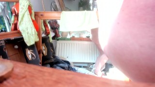 watxhing and listening to a man moan