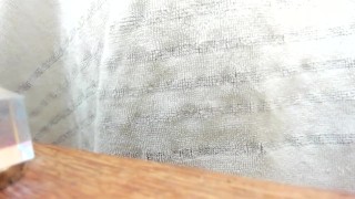 watxhing and listening to a man moan