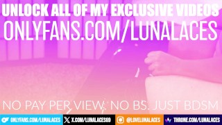 Luna Laces - Tied up, Teased and Fucked From Behind