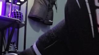 Hockey Jock grinds & Cums in Pullup (diaper)