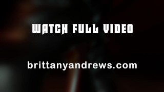 Brittany Andrews: Heels Off, Legs Open, Toes Wrapped Around Your Cock