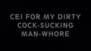 Brittany Andrews' CEI for Her Dirty Cock-Sucking Man-Whore