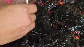 Mixed Media Arts from trash (Lava Art)