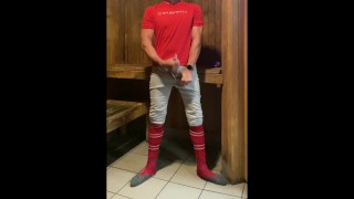 Another Hot and Horny Edging Session From DILFJockDad87 in the Sauna