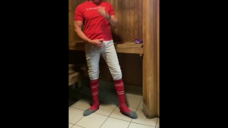 Another Hot and Horny Edging Session From DILFJockDad87 in the Sauna