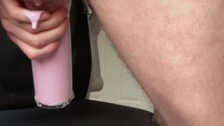 Shooting on my own face while making a dildo · #KaydenJUNIOR SESSION 2