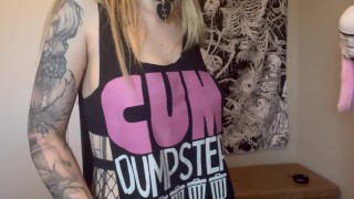 “I’m your cum dumpster” JOI with your cumslut