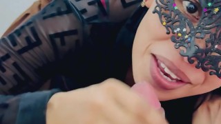 Sloppy smoothly blowjob