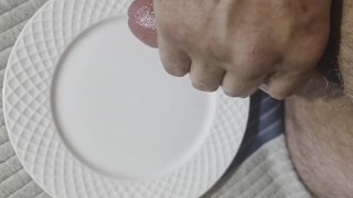 Dinner is served. Who wants cum