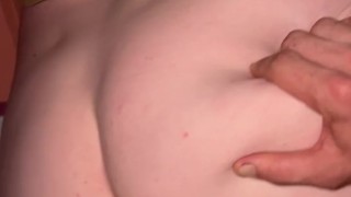 Hubby destroying that pussy w/ cum shot