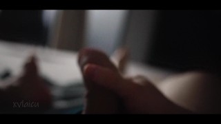 Rubbing My Dick Through Underwear While Staring at My Legs