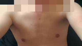 Touchless orgasm - Boy writhes with pleasure (prostate massager + masturbator) - KolowskiBRO CUMS!