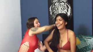 three friends fuck and make a hot video.