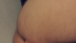Anal dildo penetration