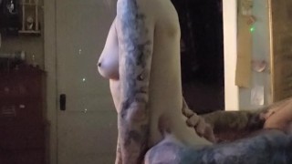 Wife's pussy so good I blow quick