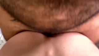 🎬 Bony pumps out cum for the boss 🍿