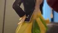 五等分の花嫁中野一花制服ver.フィギュアにぶっかけオナニー