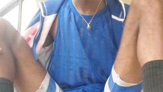 Monday bulge on the porch