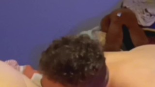 FTM Transgender Gagging on Daddy's Big Fat Cock