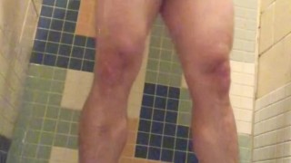 Getting Myself Nice & Clean For You In The Public Shower