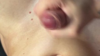 Young twink's morning cum load