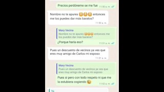 SE PUSO MUY CALIENTE LA SRA MARY POR CHAT