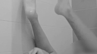 The Plumber • A cute teen gives himself an anal enema in the shower.