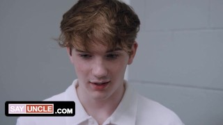 Gay Porn Parody~Severance~Sexerance Part 3~Daddy Fantasy Fulfilled~Twink’s First Dick~Free Full SFW
