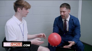 Gay Porn Parody~Severance~Sexerance Part 3~Daddy Fantasy Fulfilled~Twink’s First Dick~Free Full SFW