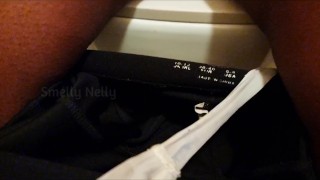 SNIFF My Dirty THONG while I PEE Daddy - I'm Your SMELLY BITCH